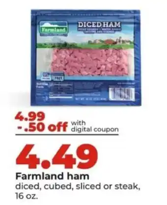 Hy-Vee Farmland ham offer