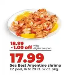 Hy-Vee Sea Best Argentine shrimp offer