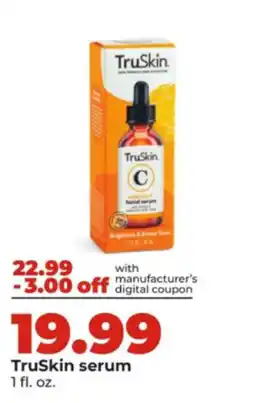 Hy-Vee Truskin serum offer