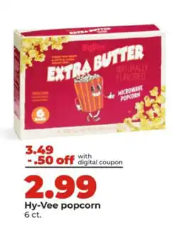 Hy-Vee Hy-Vee popcorn offer