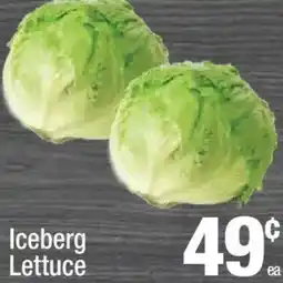 Super King Markets Iceberg Lettuce offer