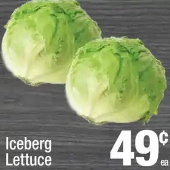 Super King Markets Iceberg Lettuce offer