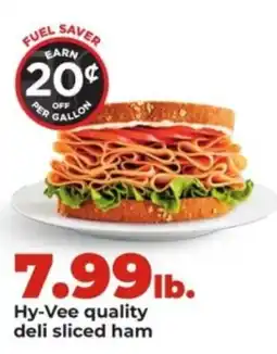 Hy-Vee Hy-Vee quality deli sliced ham offer