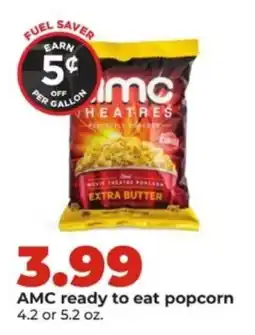 Hy-Vee Amc ready to eat popcorn offer