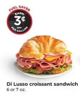 Hy-Vee Di Lusso croissant sandwich offer