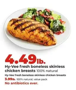 Hy-Vee Hy-Vee fresh boneless skinless chicken breasts offer