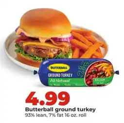 Hy-Vee Butterball ground turkey offer