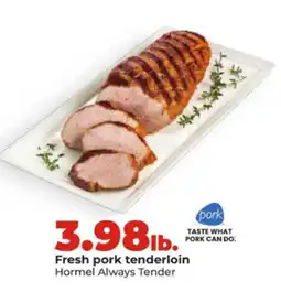 Hy-Vee Hormel fresh pork tenderloin offer