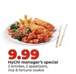 Hy-Vee HyChi manager's special offer