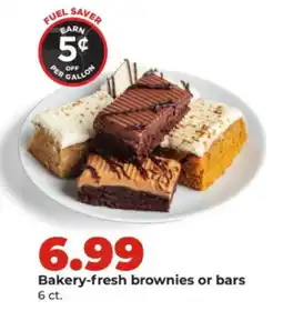 Hy-Vee Bakery-fresh brownies or bars offer