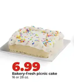 Hy-Vee Bakery-fresh picnic cake offer