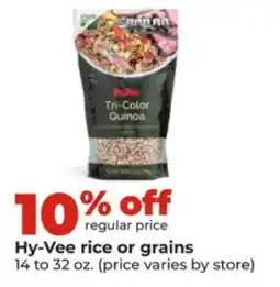 Hy-Vee Hy-Vee rice or grains offer