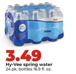 Hy-Vee Hy-Vee spring water offer