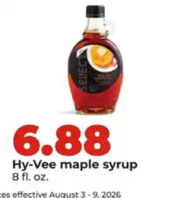 Hy-Vee Hy-Vee maple syrup offer