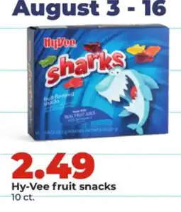 Hy-Vee Hy-Vee fruit snacks offer