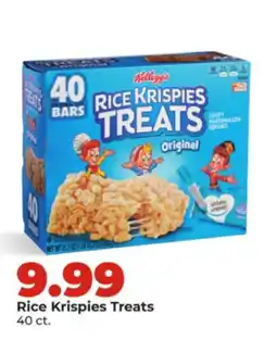 Hy-Vee Kellogg's rice krispies treats offer