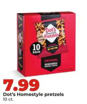 Hy-Vee Dot's Homestyle pretzels offer