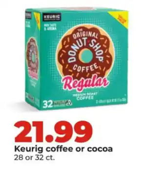 Hy-Vee Keurig coffee or cocoa offer