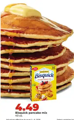 Hy-Vee Bisquick pancake mix offer