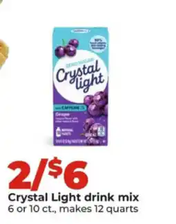 Hy-Vee Crystal Light drink mix offer
