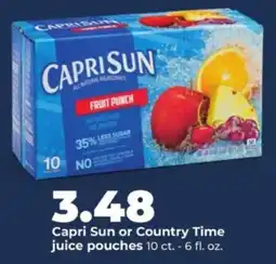 Hy-Vee Capri Sun juice pouches offer