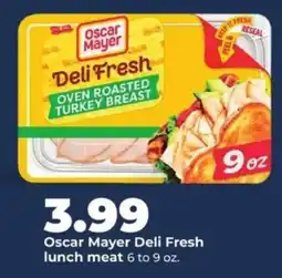 Hy-Vee Oscar Mayer Deli Fresh lunch meat offer