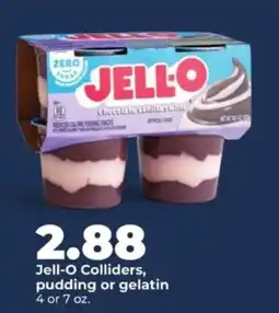 Hy-Vee Jell-O Colliders, pudding or gelatin offer