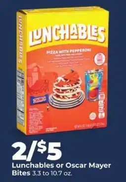 Hy-Vee Lunchables or Oscar Mayer Bites offer