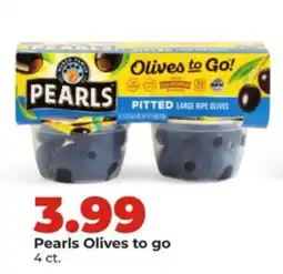 Hy-Vee Pearls Olives to go offer