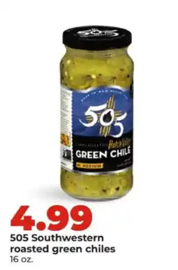 Hy-Vee 505 southwestern roasted green chiles offer