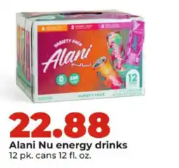 Hy-Vee Alani Nu energy drinks offer
