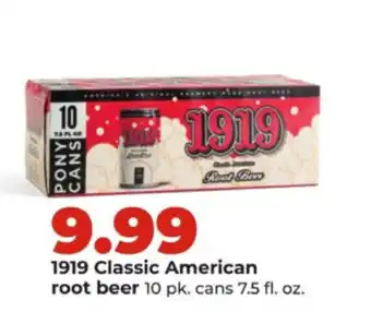 Hy-Vee 1919 classic american root beer offer