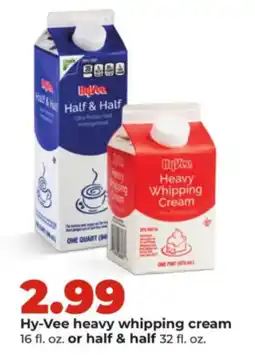 Hy-Vee Hy-Vee heavy whipping cream offer