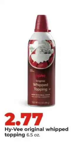 Hy-Vee Hy-Vee original whipped topping offer