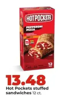 Hy-Vee Hot Pockets stuffed sandwiches offer
