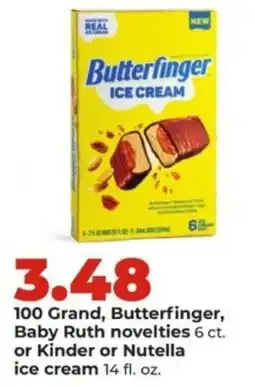 Hy-Vee 100 Grand, Butterfinger, Baby Ruth novelties offer