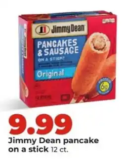Hy-Vee Jimmy Dean pancake on a stick offer