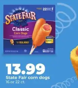 Hy-Vee State Fair corn dogs offer