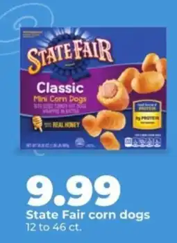 Hy-Vee State Fair corn dogs offer