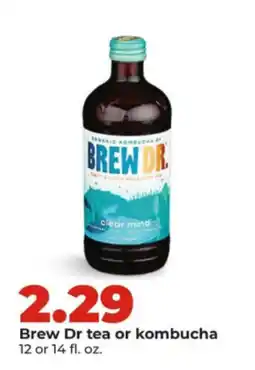 Hy-Vee Brew Dr tea or kombucha offer