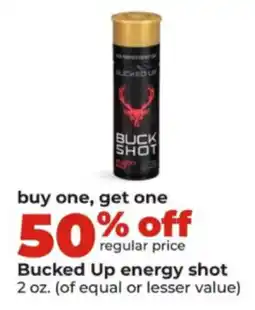 Hy-Vee Bucked Up energy shot offer
