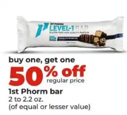 Hy-Vee 1st Phorm bar offer