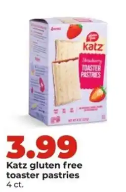 Hy-Vee Katz gluten free toaster pastries offer
