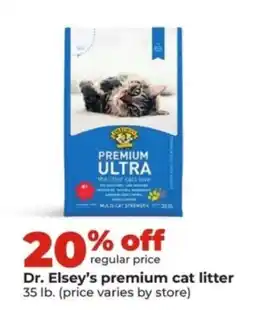 Hy-Vee Dr. Elsey's premium cat litter offer