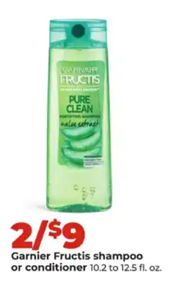 Hy-Vee Garnier Fructis shampoo or conditioner offer