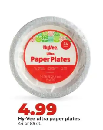 Hy-Vee Hy-Vee ultra paper plates offer