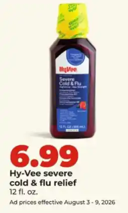 Hy-Vee Hy-Vee severe cold & flu relief offer