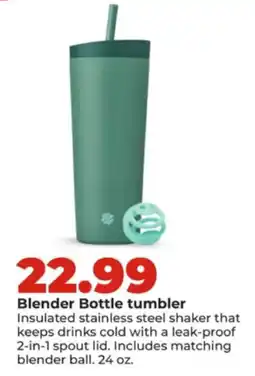 Hy-Vee Blender Bottle tumbler offer