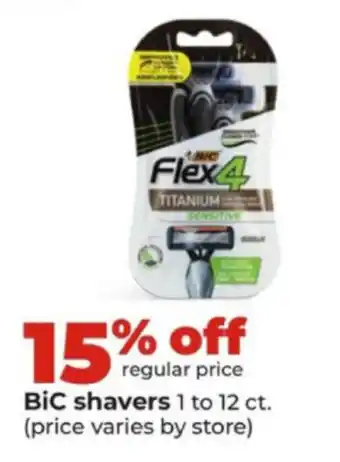 Hy-Vee BiC shavers offer
