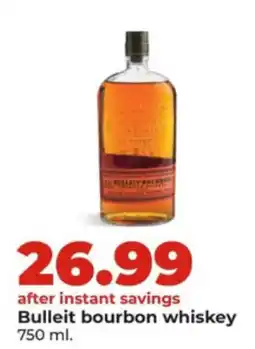Hy-Vee Bulleit bourbon whiskey offer